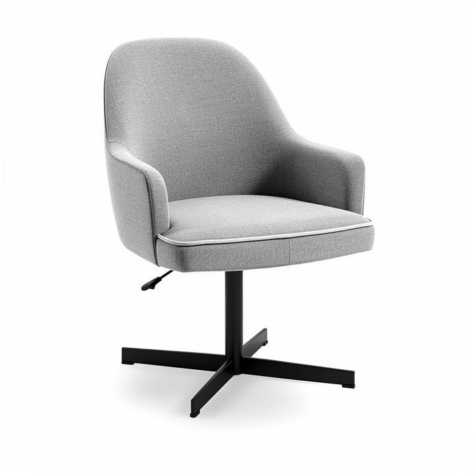 **Ergonomische Grijze Bureaustoel met Zwenkmechanisme**