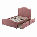 **Technische titel in het Nederlands:** **Bed met opberglades en gestoffeerde hoofdbord**