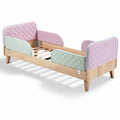 **Technische titel in het Nederlands:** "Stijlvol Babybed met Verstelbare Rugleuning en Veiligheidshekken"